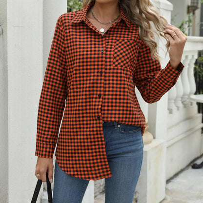 Brentleigh Plaid Drape Shirt
