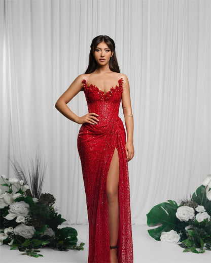 Scarlet Reverie Gown