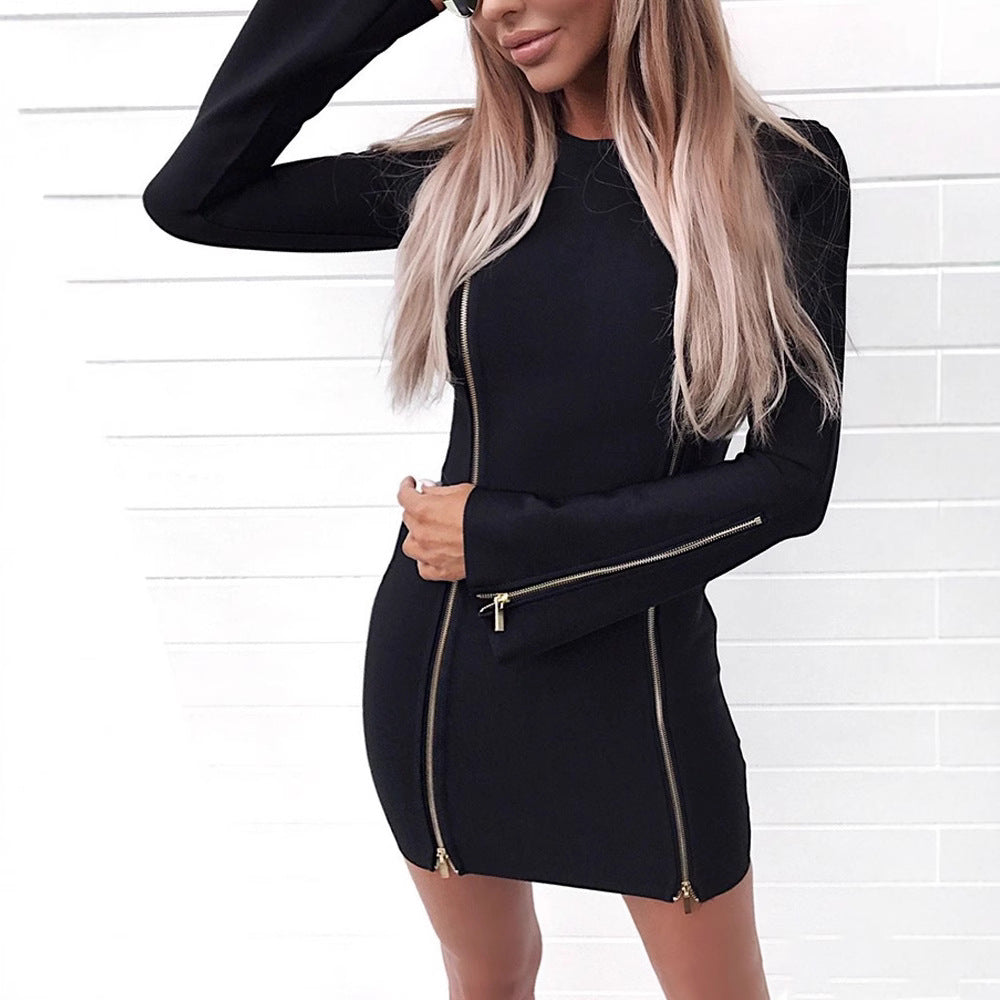 ZaraFlux Zip-Up Dress