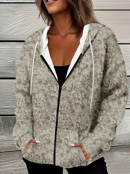 PlaidVerve™ Zipper Sweater
