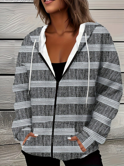 PlaidVerve™ Zipper Sweater