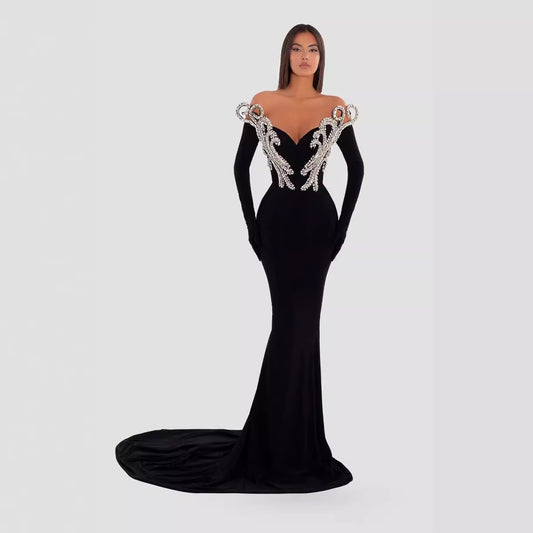 Noir Elan Gown