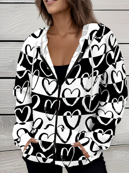 PlaidVerve™ Zipper Sweater