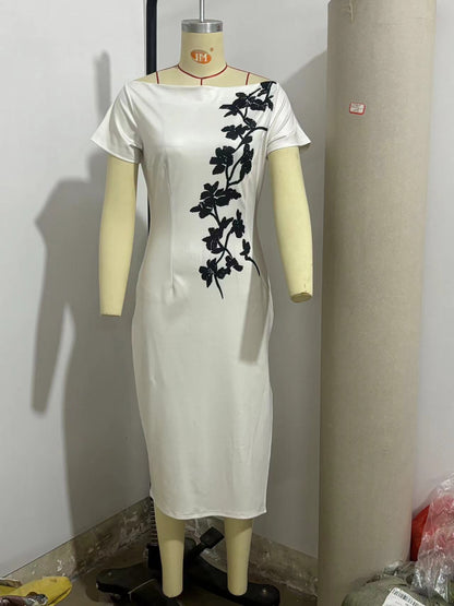 AuraMuse Off-Shoulder Dress