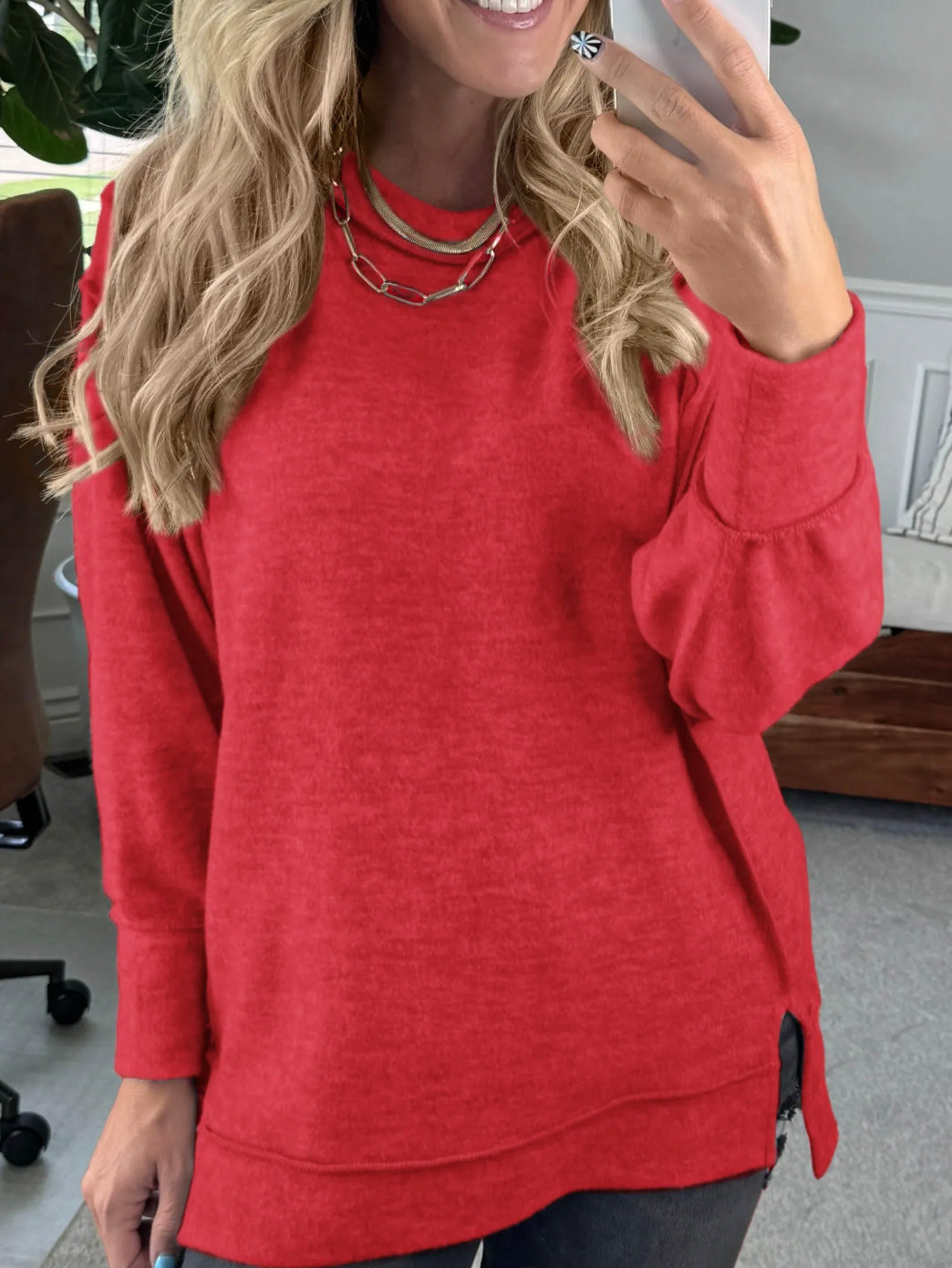 EverydayEase Round Neck Hoodie