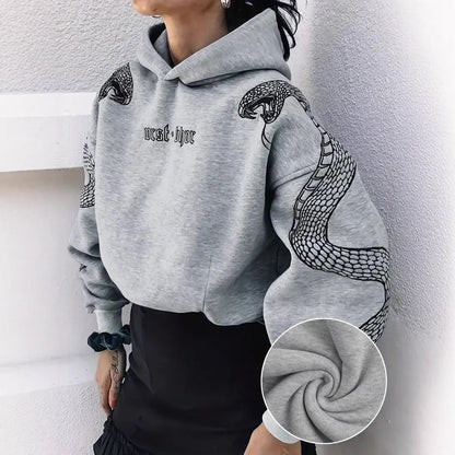 RetroVibe Printed Hoodie
