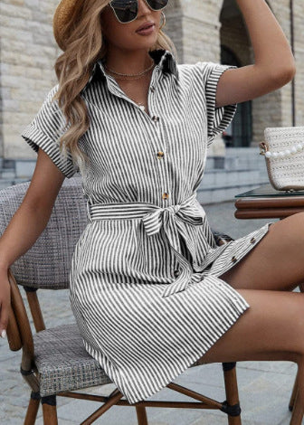 Marina Stripe Day Dress