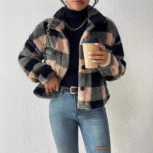 PrintAura Button Cardigan