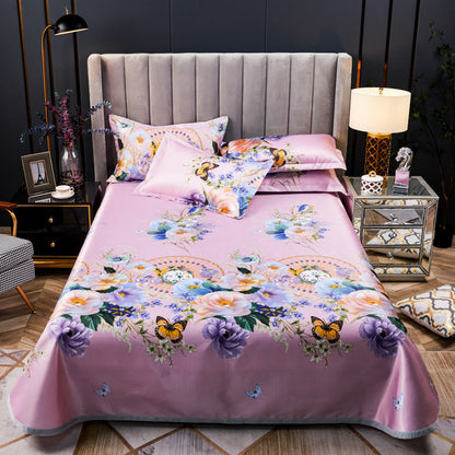 Machine Washable Three-piece Ice Silk Mat