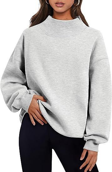 CozyCharm Fleece Turtleneck Sweater