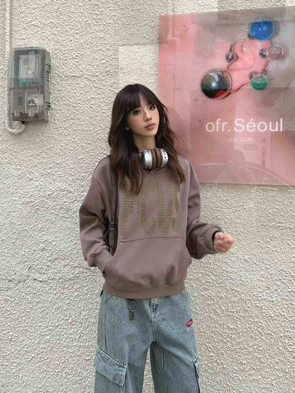 GlimmerBond Rhinestone Hoodie