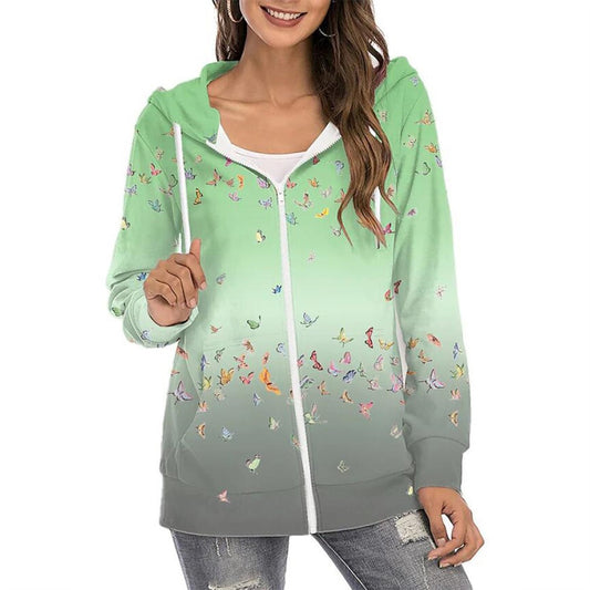 OmbreCommute Zip Hoodie Coat
