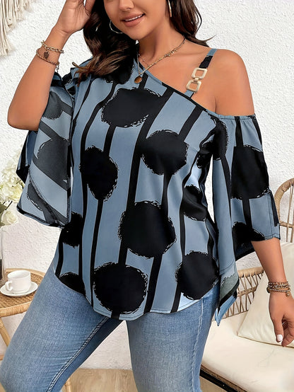 The LuxeCharm Chain Blouse