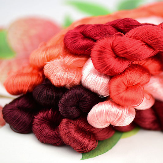Su Embroidery Big Branch Of Natural Silk Line Tangles