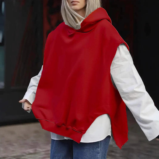 ChicLayer Sleeveless Hoodie Vest
