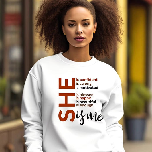 PrintEase Round-Neck Sweater