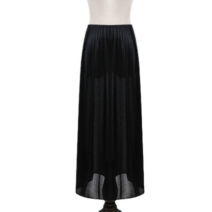 Women's Fashionable Thin Silk Satin Dress