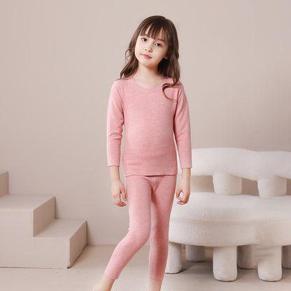 Children's Thermal Wool Silk Underwear Set