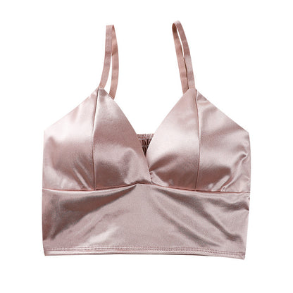 Women's Low Cut Sling Glossy Silk Underwear