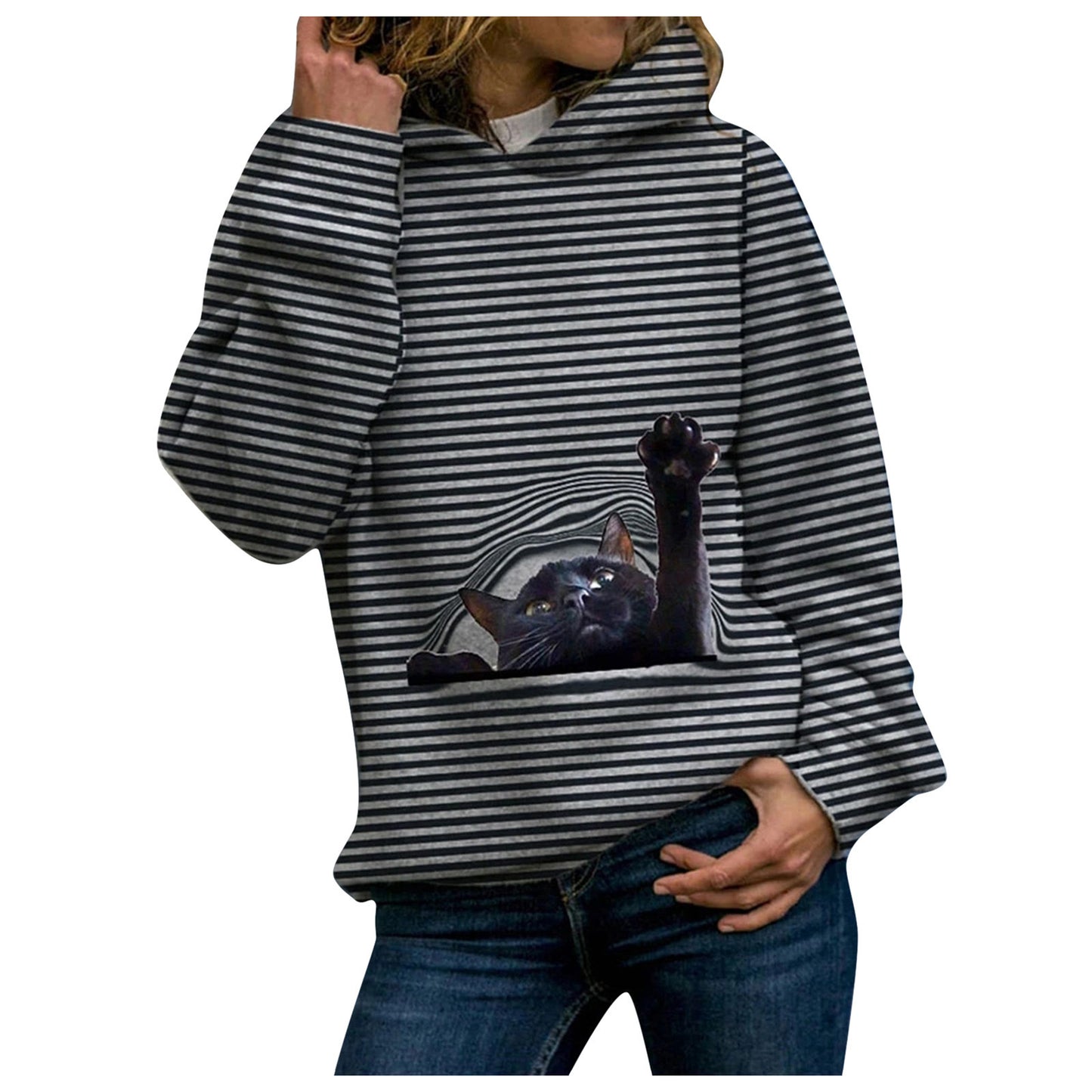 : CozyMist Fleece Hoodie