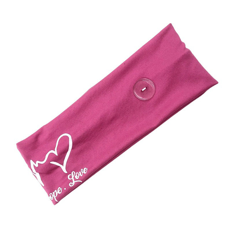 Milk Silk Mask Button Hair Band