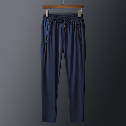 Ice Silk Pants Men's Thin Casual Sports Pants