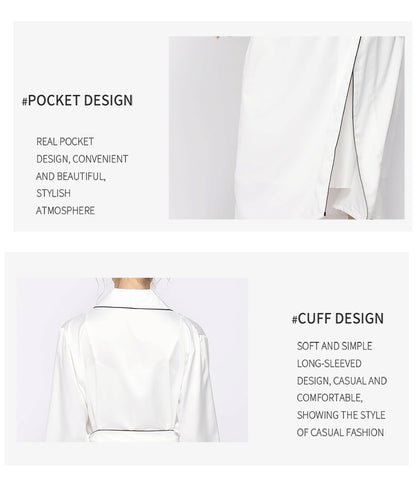 Silk Lace Pajamas Bathrobe Home Clothes