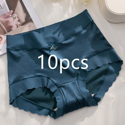 Satin Seamless Ice Silk Underwear