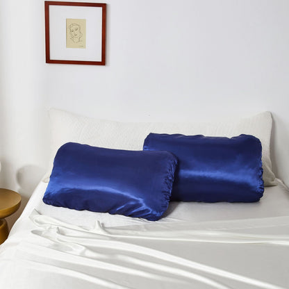 High-end Super Soft Anti-wrinkle Memory Satin Pillowcase Elastic Type