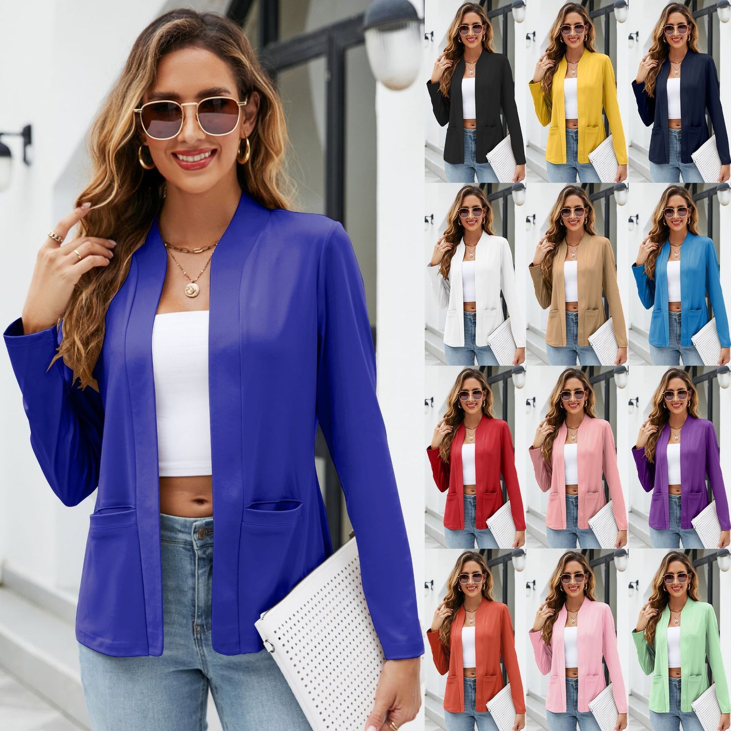 Lumiére Pocket Blazer Coat