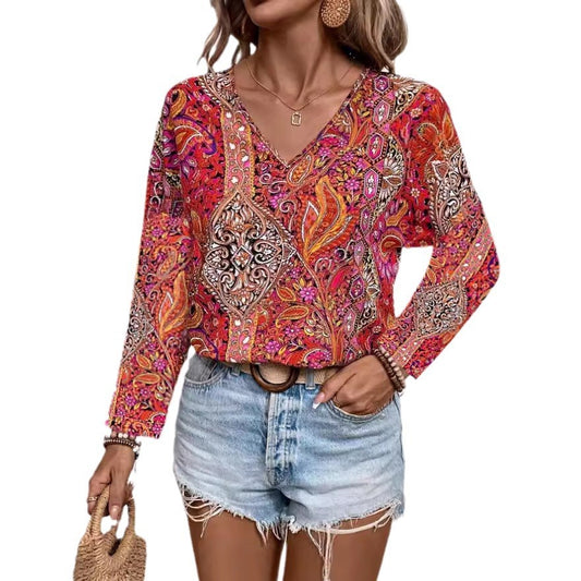 Verelle Bloom V-Neck Shirt