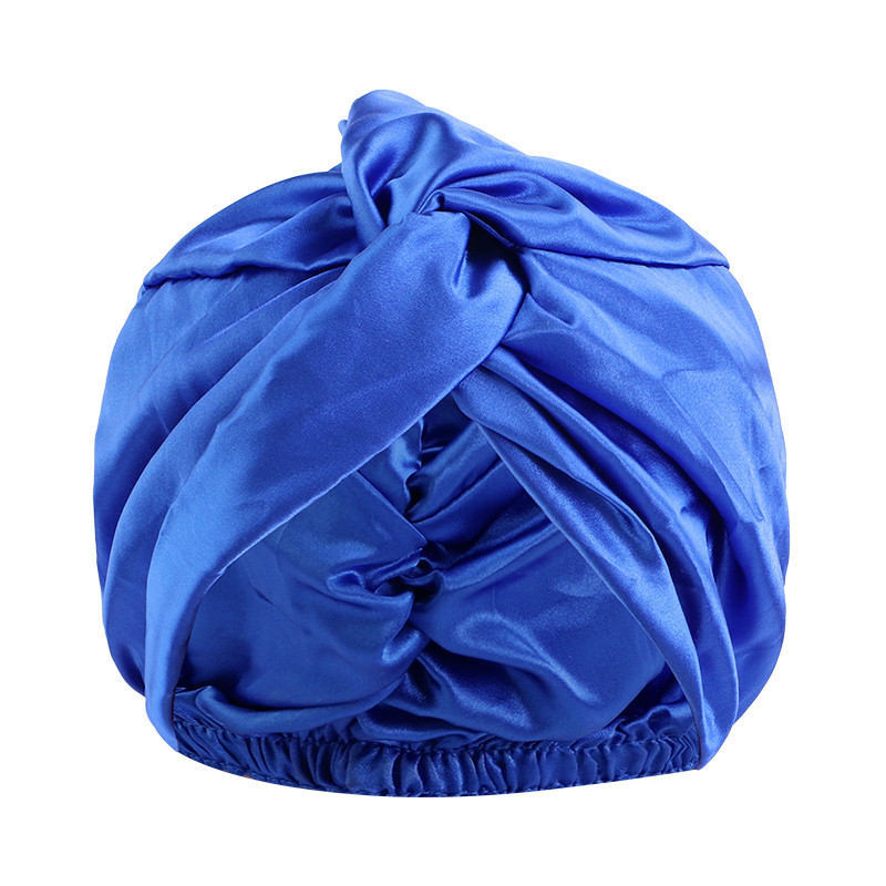 Popular Imitation Silk Double-layer Night Caps