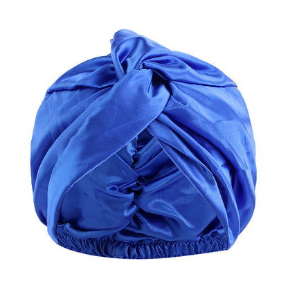 Popular Imitation Silk Double-layer Night Caps