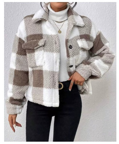 CozyMira Reversible Plush Cardigan