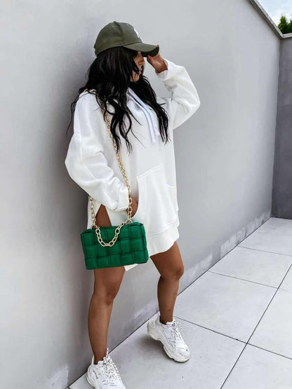 PureEase Hooded Midi Sweatshirt