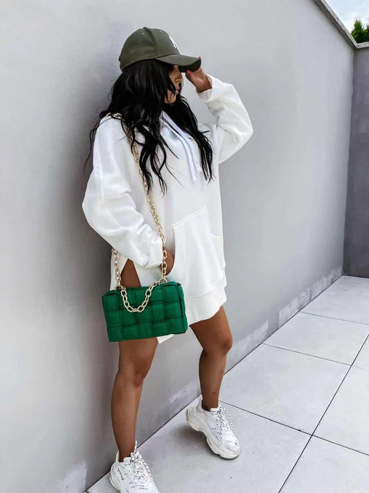 PureEase Hooded Midi Sweatshirt