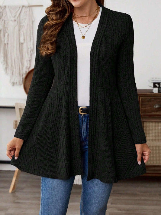 RibLuxe Essential Knit Jacket