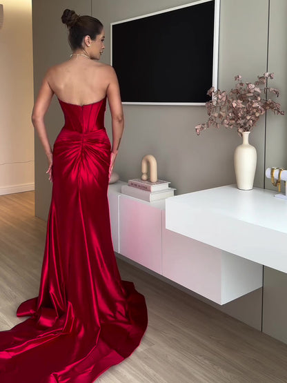 "Scarlet Élan – Infinite Flame Gown"
