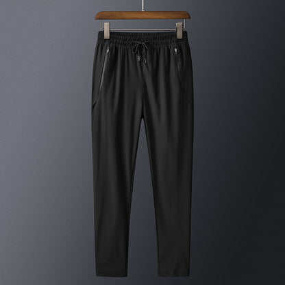 Ice Silk Pants Men's Thin Casual Sports Pants