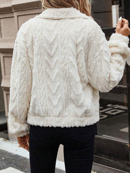 Veloura Plush Reversible Cardigan Coat
