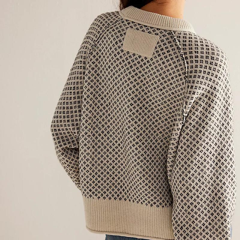 WovenWhim Jacquard Knit Sweater