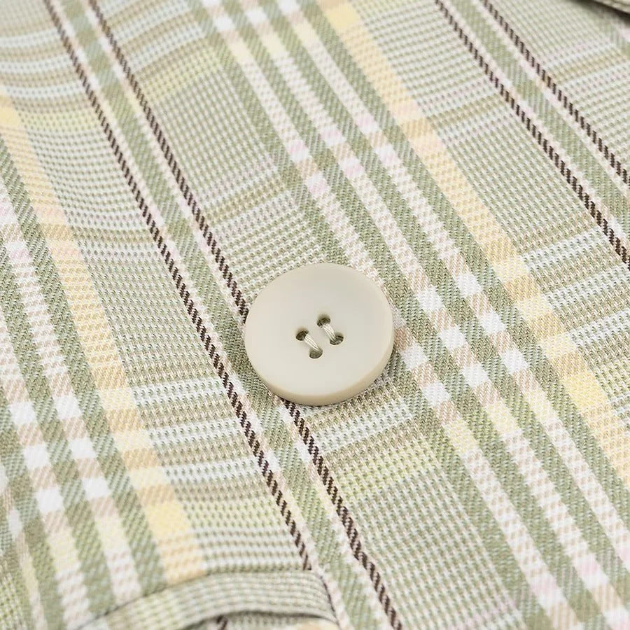 MetroPlaid Chic Blazer