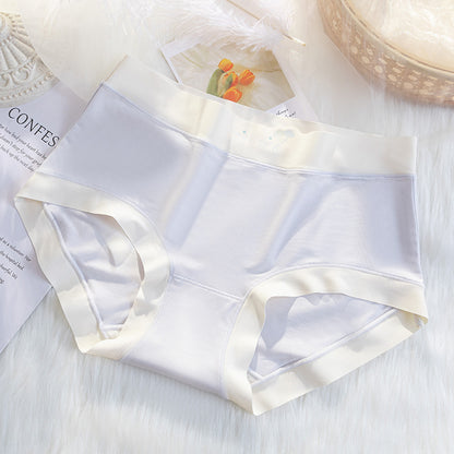 Mulberry Silk Crotch Women's Underwear Mid-waist Comfortable Breathable