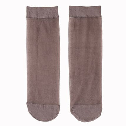 Transparent Non-shedding Silk Anti-hook Core-spun Silk Short Silk Socks