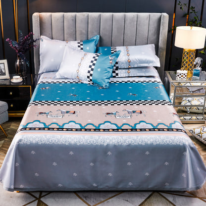 Machine Washable Three-piece Ice Silk Mat
