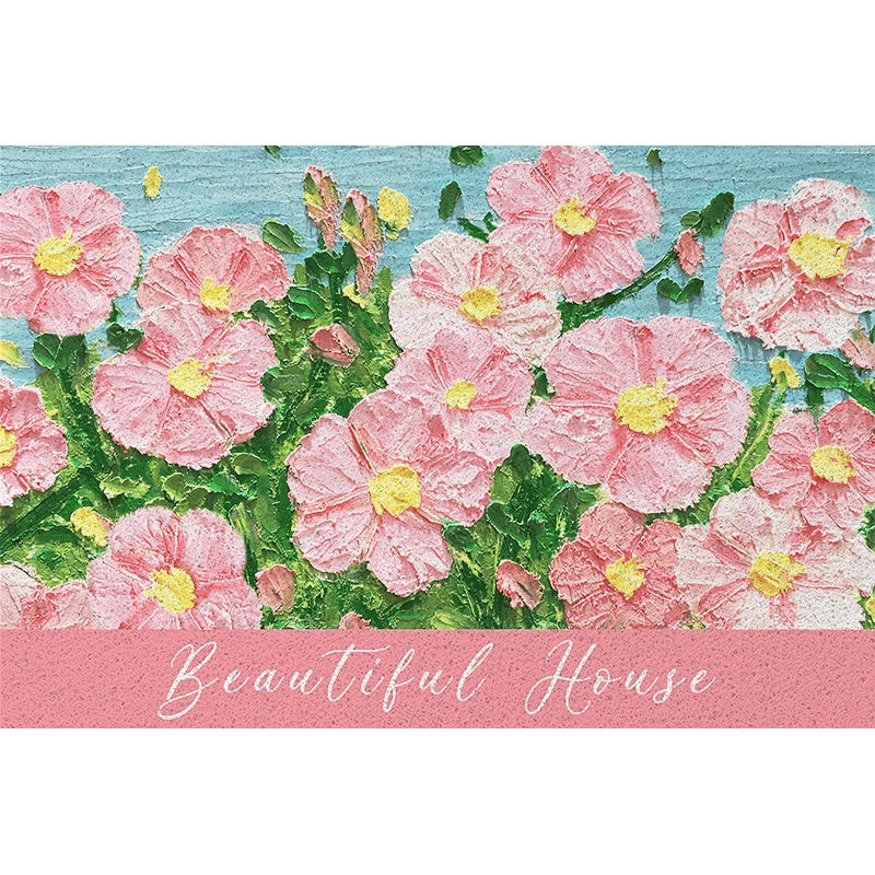 Silk Floor Household Door Mat Cutting