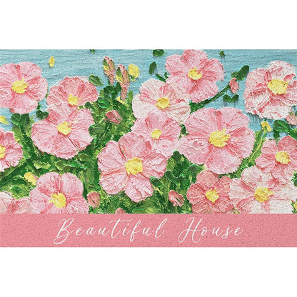 Silk Floor Household Door Mat Cutting