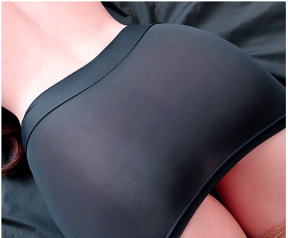 Ultra-thin See-through Tight Skirt Ice Silk