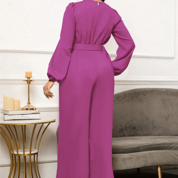 Solenne Belted Jumpsuit