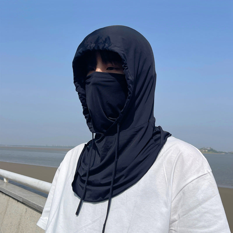 Sun Mask Men's Full Face Ice Silk Breathable mask